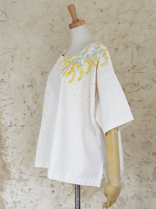 ミモザ　綿プルオーバー   大