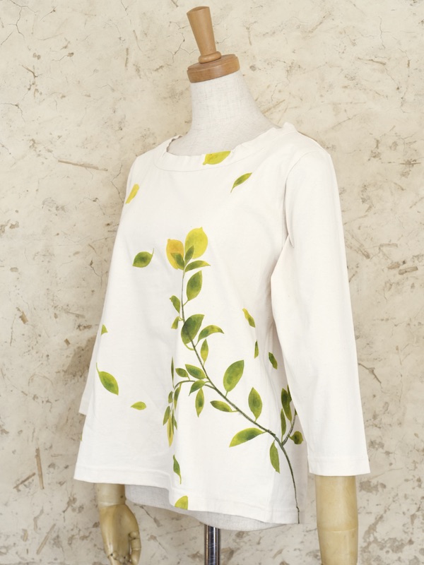 檸檬　七分袖Tシャツ　中