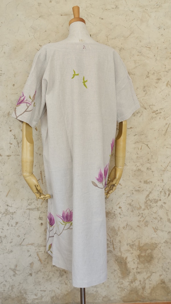 木蓮　ゆるワンピ半袖　中