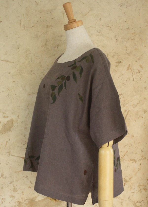 なつめ  濃色プルオーバー  小