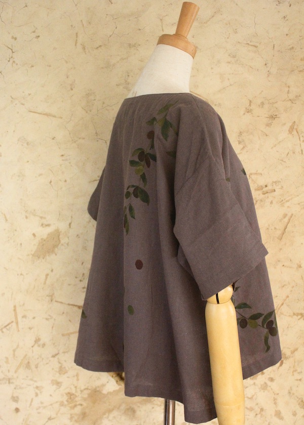 なつめ  濃色プルオーバー  小